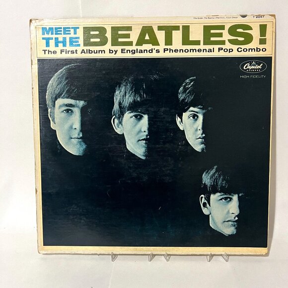 Beatles Album Record LP Meet The Beatles Released 1964 Vintage RARE - Picture 1 of 3